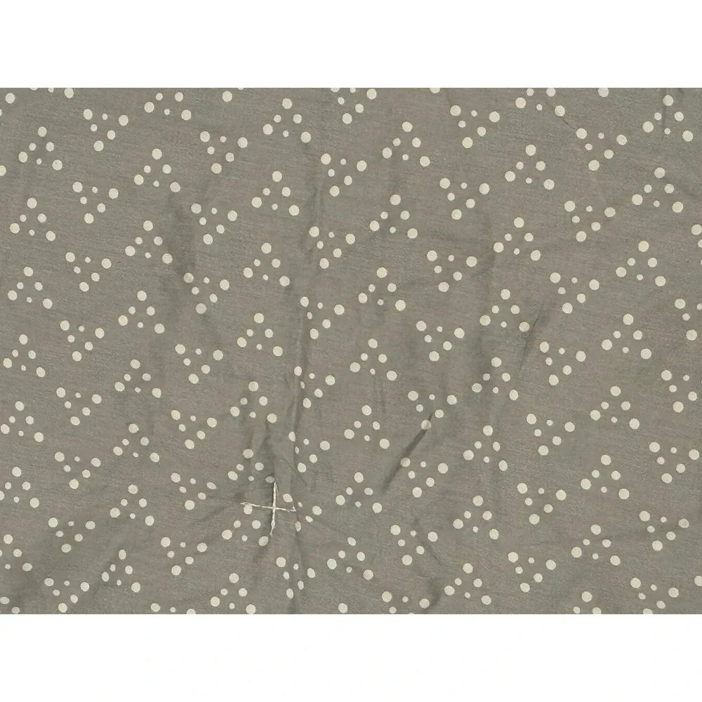 Baby Nursery Elephant Quilt Blue Grey White Padded Crib Blanket 39x31